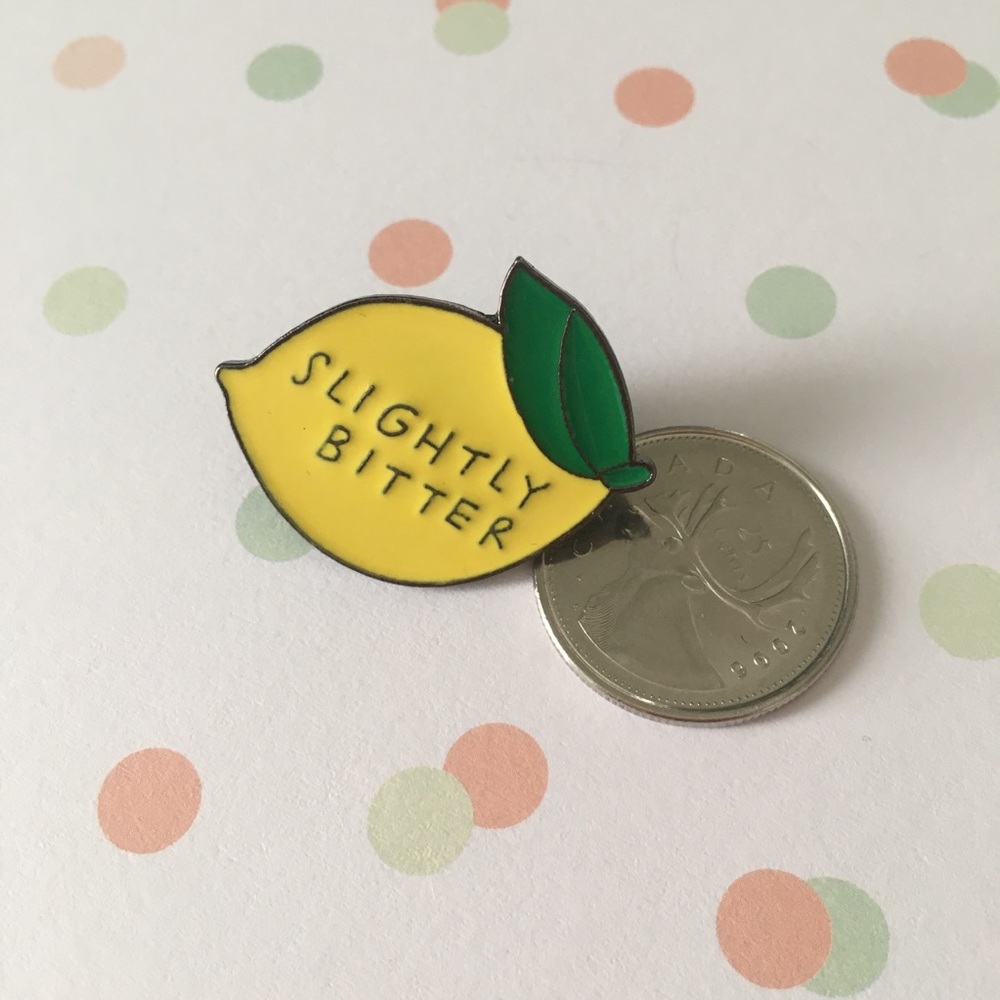 Bitter Lemon 🍋 Enamel pin